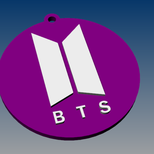 Key ring_bts 3D model