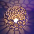 Picsart_23-03-18_13-14-33-716.jpg Voronoi sphere tea light holder. Cellular vase candle holder.