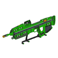 9.png MA40 Assault Rifle - Halo - Printable 3d model - STL + CAD bundle - Personal Use