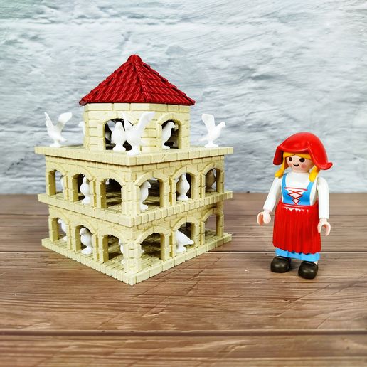 CUSTOM DOVECOTE / ACCESSORIES FOR PLAYMOBIL