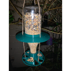 featured_preview_Capture_decran_2022-02-02_a_20.24.55.png STL file Bird Feeder / Mangeoire pour oiseaux - Glass bottle 1litre / Bouteille en verre 1 liter・3D printing template to download