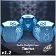 Zodiac Tealight Cover Wha a3sTa | Taurus (Bull) Zodiac Tealight Cover