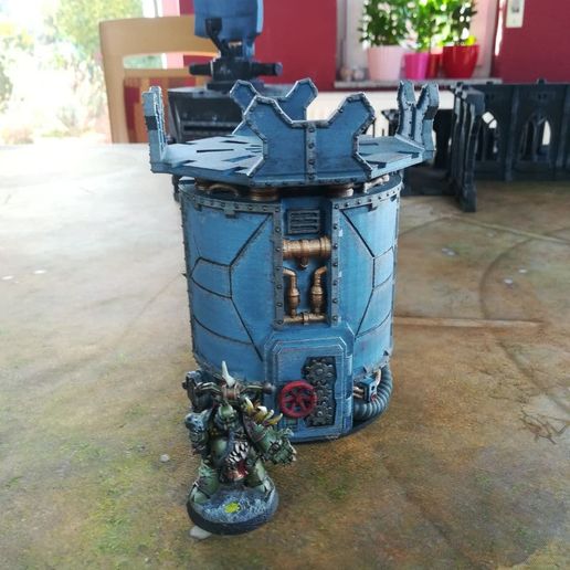 "modular Sci-fi Outpost" - Tech Silo - Warhammer/Killteam Tabletop Terrain - fully modular wargaming terrain