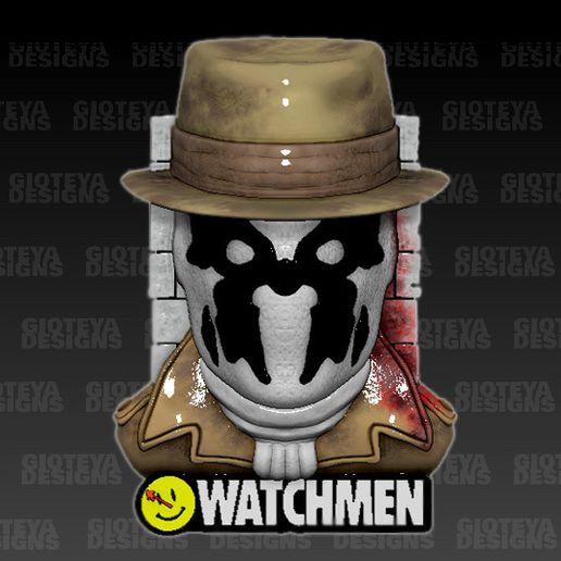 🗿 Watchmen Rorschach・ STL File for 3D printing・Cults