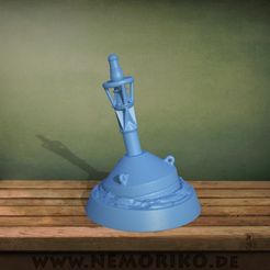 boje.jpg STL file Buoy/Boje (tabletop mission goal/marker)・3D print model to download