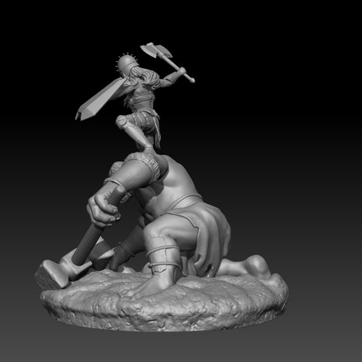 2.jpg Monster Hunter Vs Ogre diorama statue