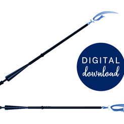 Silence-Glaive-Launch-Digital.png Fichier 3D SAILOR SATURN Silence Glaive Fichiers STL [Sailor Moon Crystal]・Plan à imprimer en 3D à télécharger
