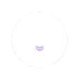 3 blanco.STL Key ring - GAFE Logo