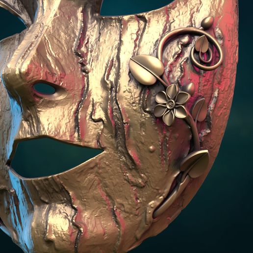 BrkMsk-09.jpg Máscara de dríade de corteza