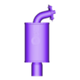 GTR Oval Muffler.stl 1/24 R32 GTR Muffler