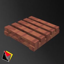 0204_diorama_Palette_0204.jpg Free STL file 1/64 Diorama's Pallet Wood・Object to download and to 3D print