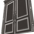 Wireframe-29.jpg Carved Door Classic 01601 Black
