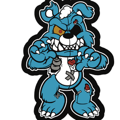 EvilBear_1.png Файл STL ЗЛОЙ МЕДВЕДЬ・3D-печатная модель для загрузки