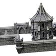 Elven-City-Walls-1-Mystic-Pigeon-Gaming-6-w.jpg Elven city walls and modular air spire tower
