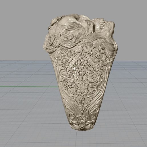 Screenshot_6.jpg Skull ring jewelry skeleton ring 3D print model