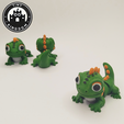 Flexi-Tiny-Iguana,-P8.png Flexi Tiny Iguana, bewegliche Zappelfigur, inklusive Schlüsselanhänger, inklusive 3mf