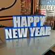 51cd88309323a25ef813f78d6540e449_display_large.jpg Free STL file Happy New Year Sign・3D printable object to download