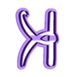 K_Ucase.stl disney - alphabet font - cookie cutter