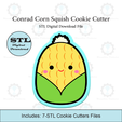 Etsy-Listing-Template-STL.png Conrad Corn Squish Cookie Cutter | STL File
