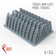 tiger1-3.jpg STL file TIGER I. MID-LATE TRACKS 3D PRINT MODEL・3D printer design to download