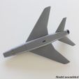 F100_13.jpg Static model kit inspired by an early supersonic combat aircraft