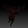 06.jpg Guardian Angel Figurine – Classical Flying Angel Statue | High Detail 3D Printable STL File