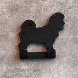 60-Maltese-HOOK.jpg Maltese Dog Lead Hook Stl file