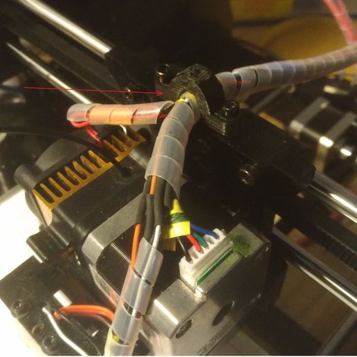 Cable tie for Geeetech Prusa I3X
