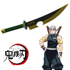 STL file KATANA DE INOSUKE HASHIBIRA DE KIMETSU NO YAIBA / Demon Slayer ...