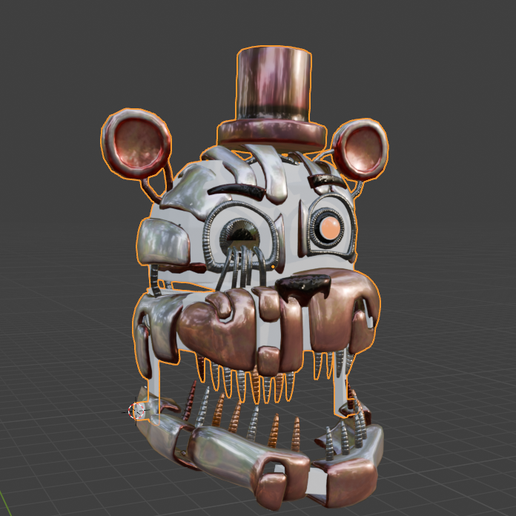 Poseable Molten Freddy mask Five Nights at Freddy's