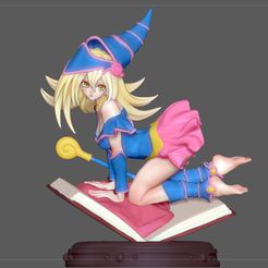1.jpg 3D file DARK MAGICIAN GIRL YU GI OH ANIME CUTE GIRL CHARACTER 3D PRINT・3D print model to download