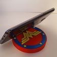 2019-04-18_14.09.08-2.jpg Cell Phone Holder with Wonder Woman shield