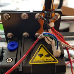 20191022_133524.jpg Archivo STL gratis Alivio de tensión umbilical extrusor Anet A8 Plus・Diseño por impresión en 3D para descargar