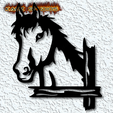 project_20231003_2220062-01.png horse wall art horse wall decor 2d art animal