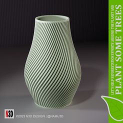 vase-1010-B-bulb-stripped-twisted-vase-01.jpg STL file VASE・3D printer model to download