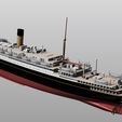 3.jpg RMS HOMERIC White Star Line ocean liner print ready model