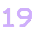 19.stl TERMINAL Font Numbers (01-30)