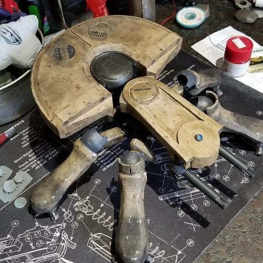 HANKA Robotics - T08A2 Assault Tank (Ghost in the Shell 1995) - 3D model önizlemesi