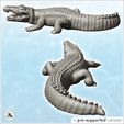 3.jpg Alligator with open mouth (5) - Animal Savage Nature Circus Scuplture High-detailed