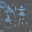 Robin_Pieces.png 罗宾--3D 打印的鸿海星轨道游戏模型