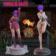 600px-SHermie-Fatal-FUry-KOF-ARL-collectibles.jpg Shermie from KOF Fatal Fury 3d printing STL files by ARK