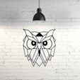1.Owl.jpg Owl Wall Sculpture 2D