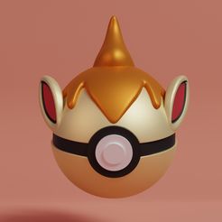 pokeball-chimchar-render.jpg Pokemon Chimchar Pokeball