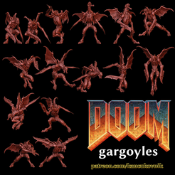 gargoyle.png Fichier STL gratuit Doom - Gargouilles (éternel)・Objet pour imprimante 3D à télécharger