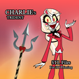 Charlie-Trident.png Charlie Morningstar Hazbin Hotel cosplay STL Files for 3D printing. Trident in her Demon Form.