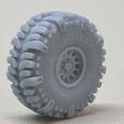 20230905_201850.jpg 39,5"*18 Super Swamper Offroad tyres with two 17" rims in 1/24 scale