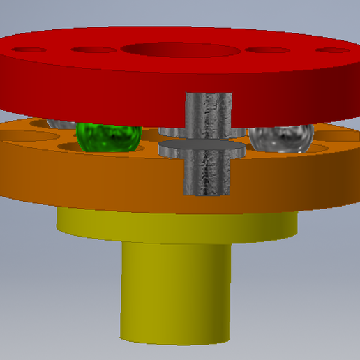 Z-axis Anti wobble, Self Aligning module (with STEP) 3D model