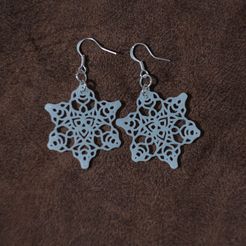 DSCF8641.jpg Archivo STL Pendientes Mandala 70・Modelo para descargar e imprimir en 3D