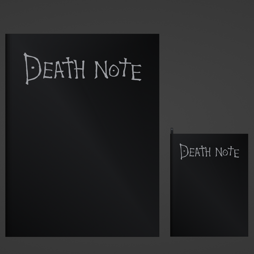 deathnotebookandkeychain.png Libro y llavero Death Note