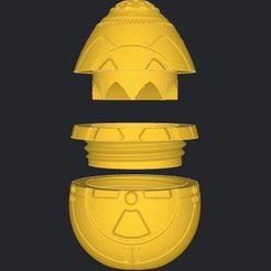 Captura-de-Pantalla-2023-05-28-a-las-13.19.14.jpg STL file NUKE GRINDER GRINDERKING 3D 72X72X88 MM 3 PIECES WITH THREAD AND RESERVOIR・3D printer design to download